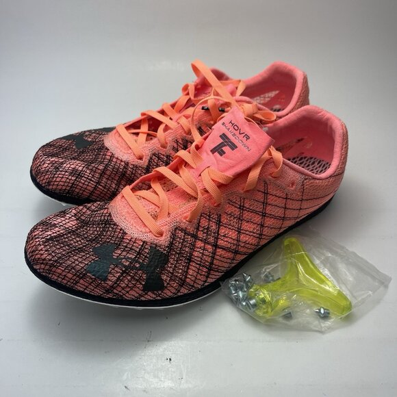 Under Armour Hovr Shakedown MEN : 8.5 WOM : 10 Track Spike Cleats 3026064-001 - Picture 1 of 10